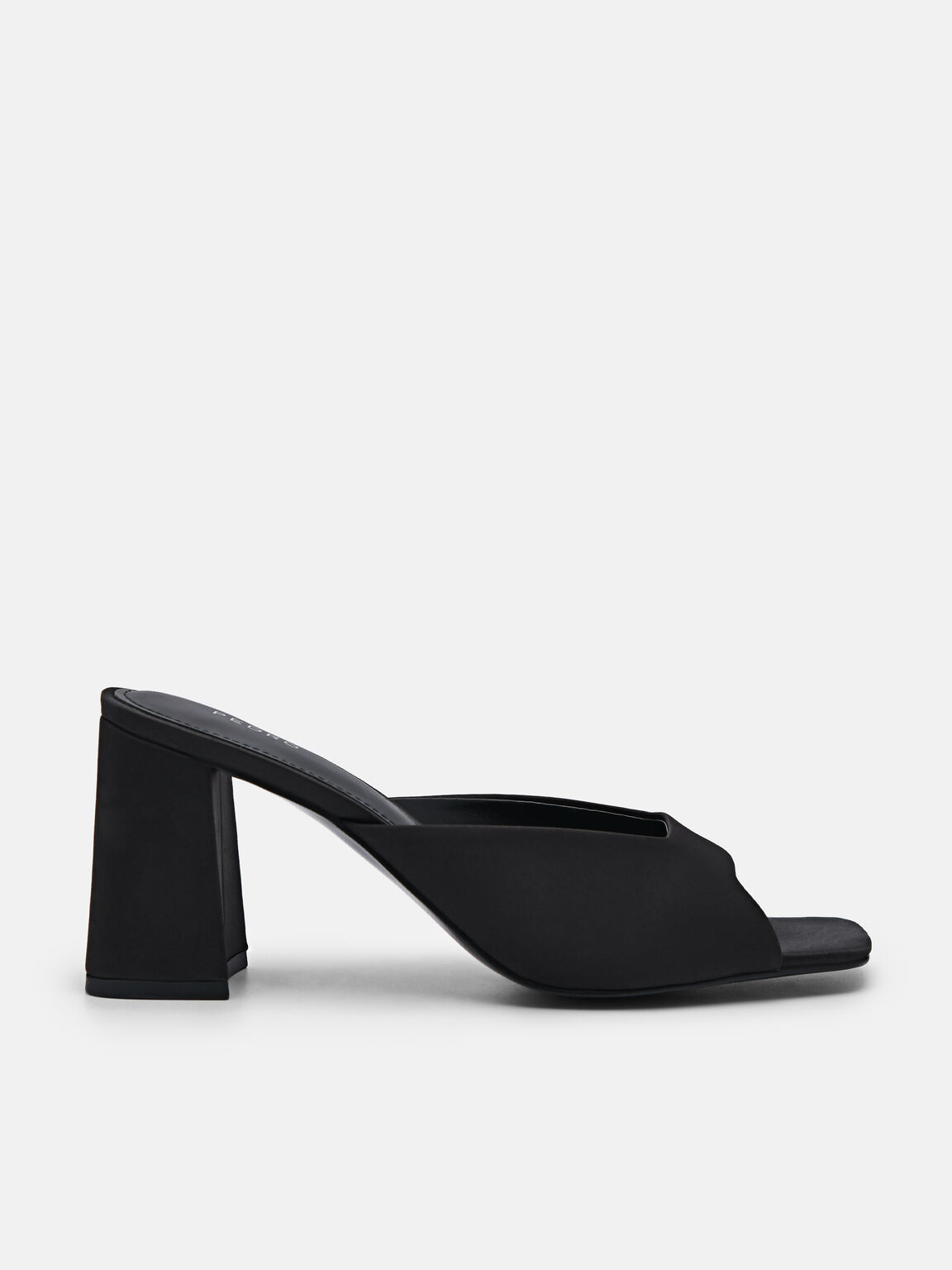 Peggy Heel Sandals, Black