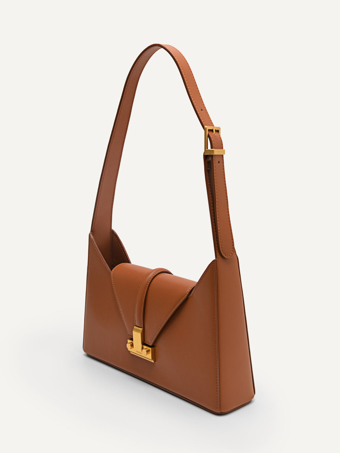 PEDRO Studio Francoise Leather Shoulder Bag, Camel
