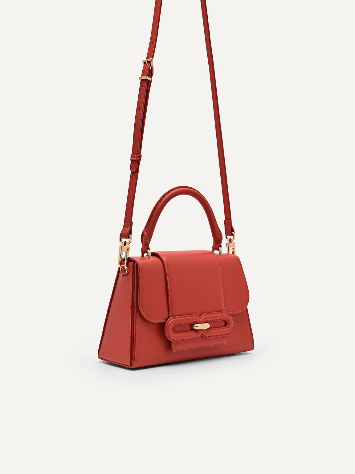 PEDRO Studio Kate Leather Handbag, Red