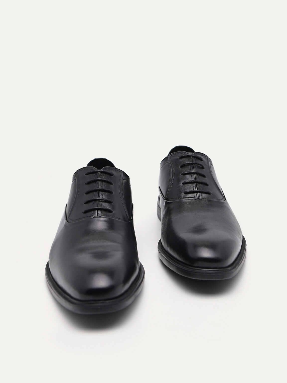 Altitude Lightweight Leather Oxfords, Black