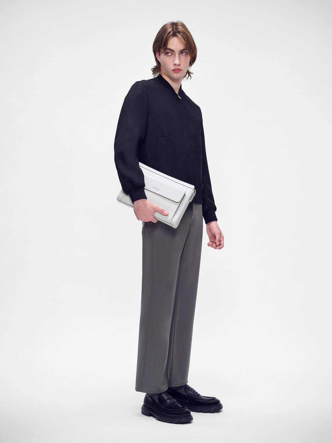Evans Portfolio Bag, Light Grey