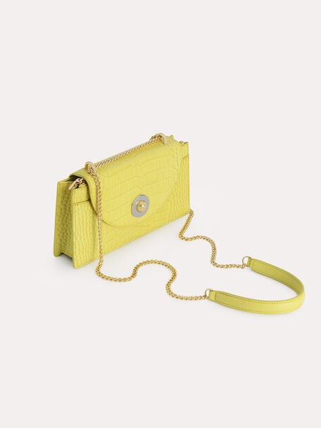 Textured Leather Travel Organisers, Yellow