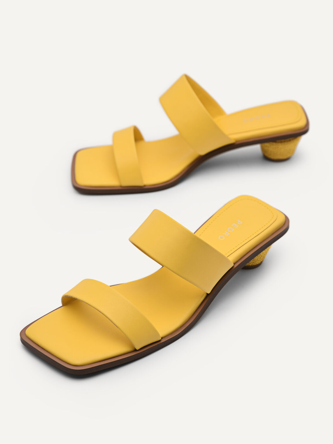 Calico Sandals, Yellow