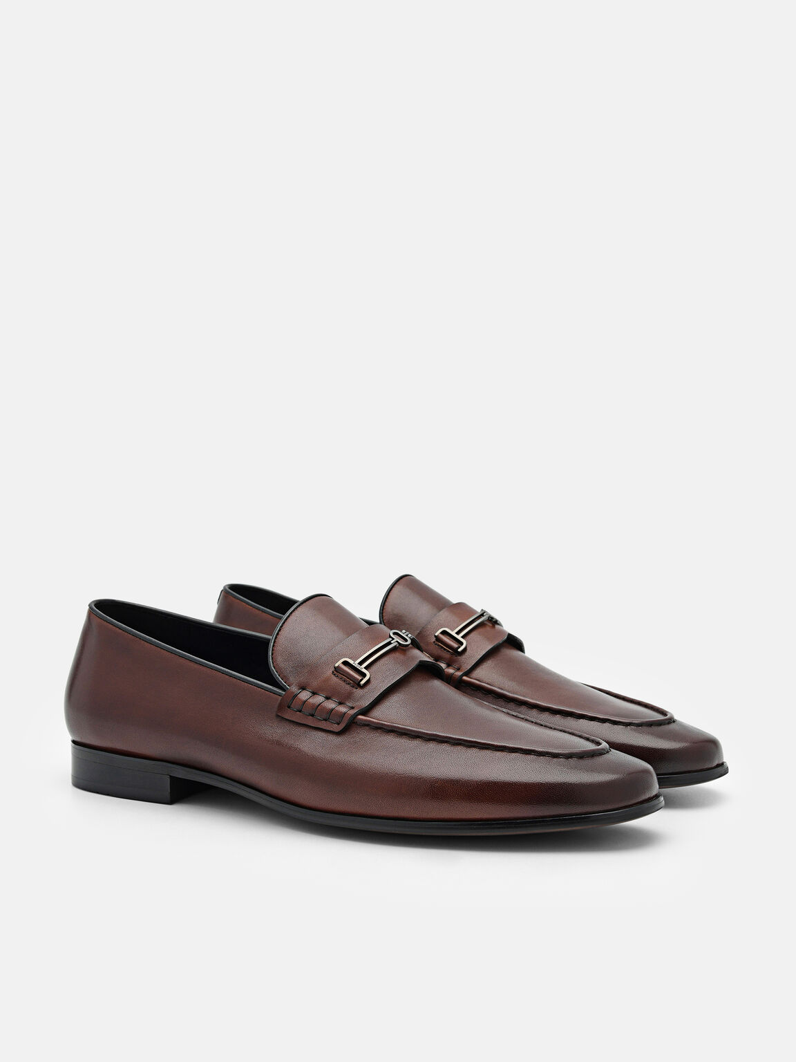 Anthony Leather Loafers, Brown