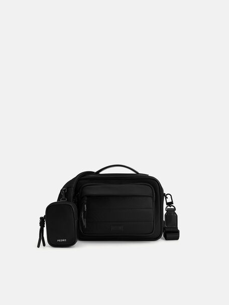 Nylon Sling Bag, Black