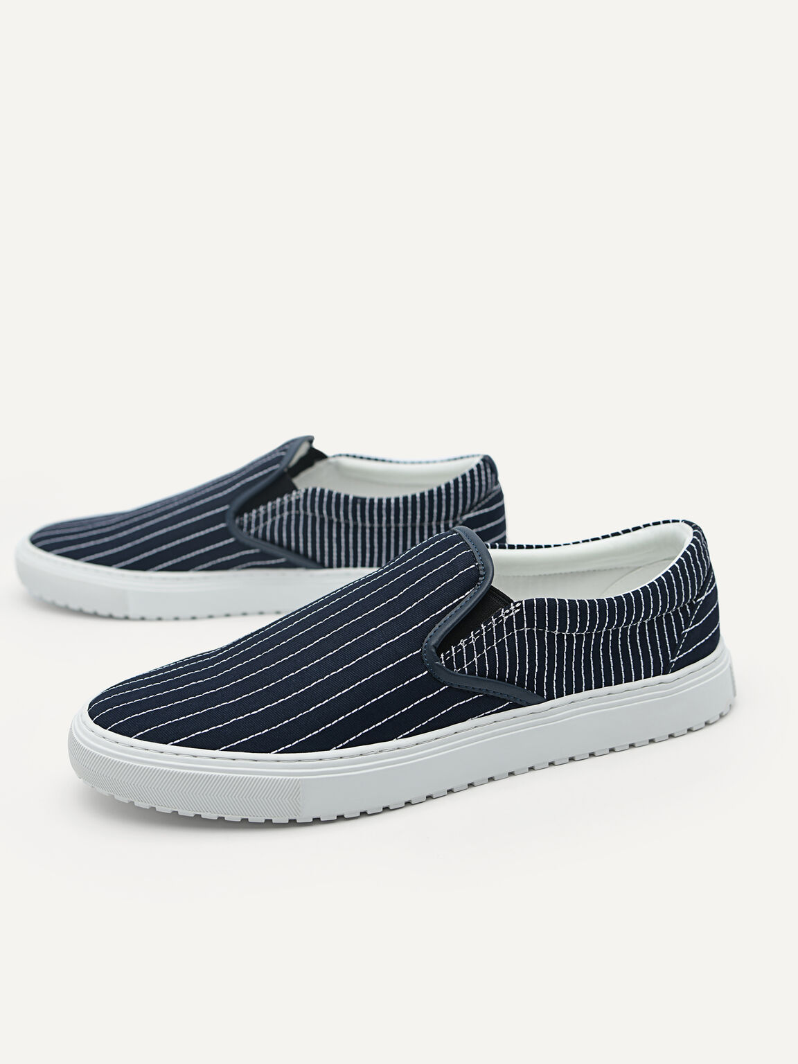 Slip On Sneakers, Navy