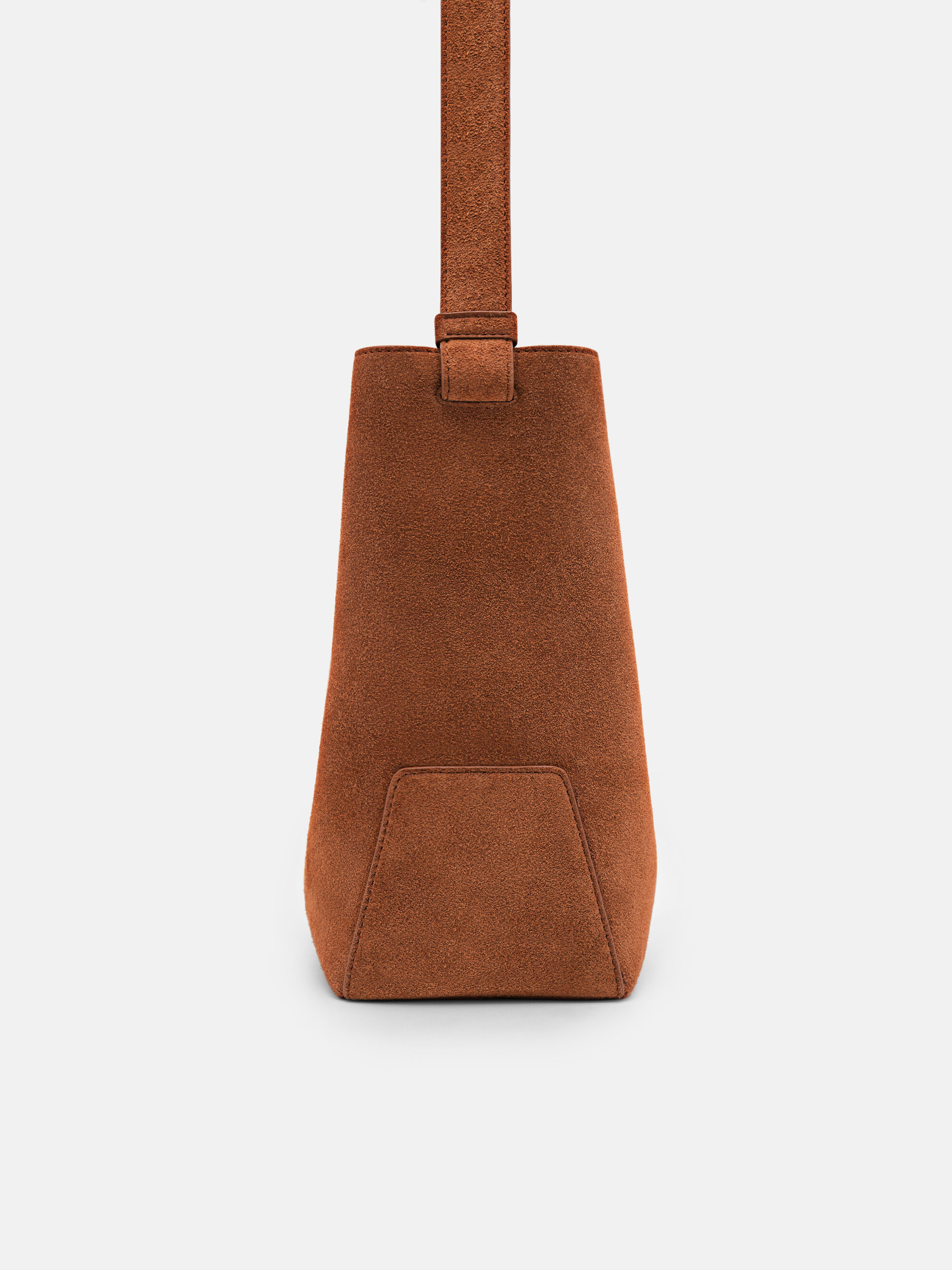 Cognac Leather Hobo Bag - PEDRO SG
