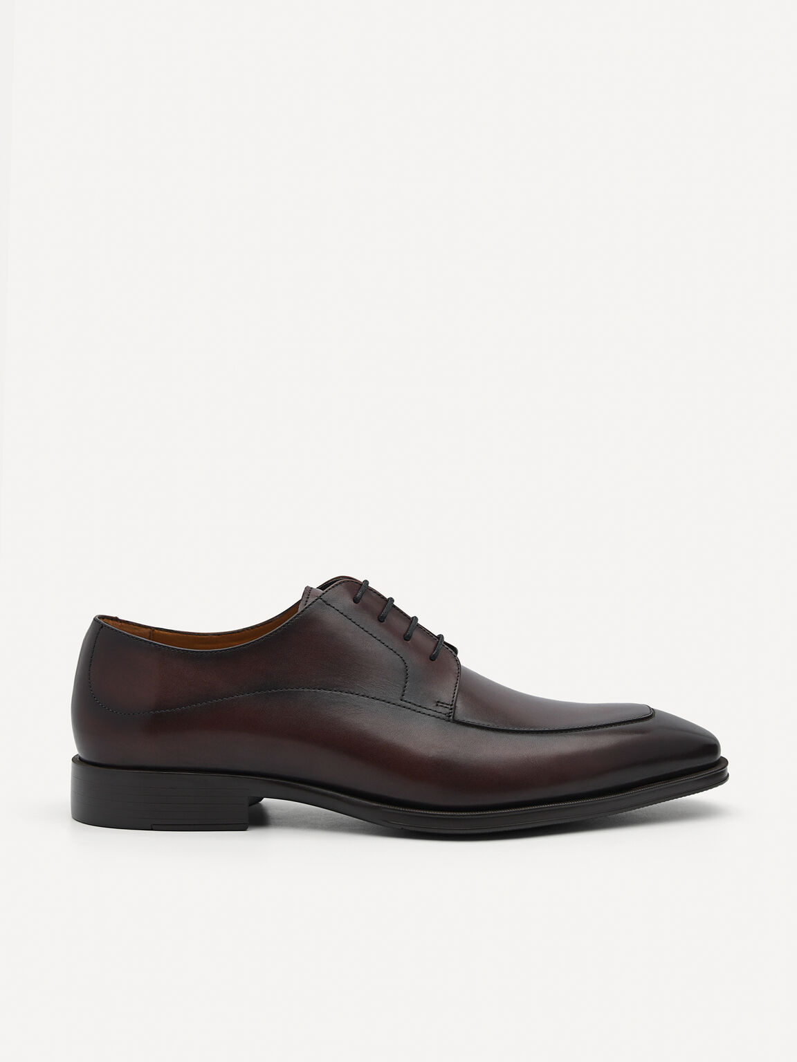 Dylan Leather Derby Shoes, Brown