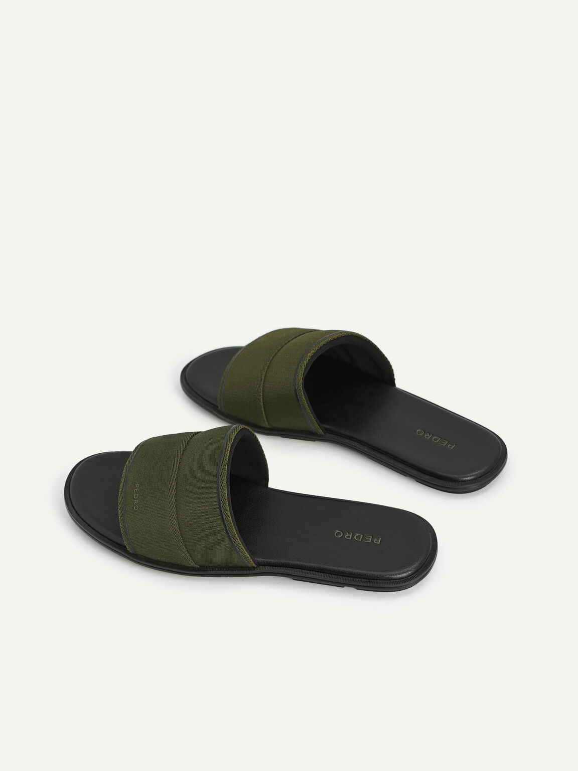 Nylon Slides, Military Green