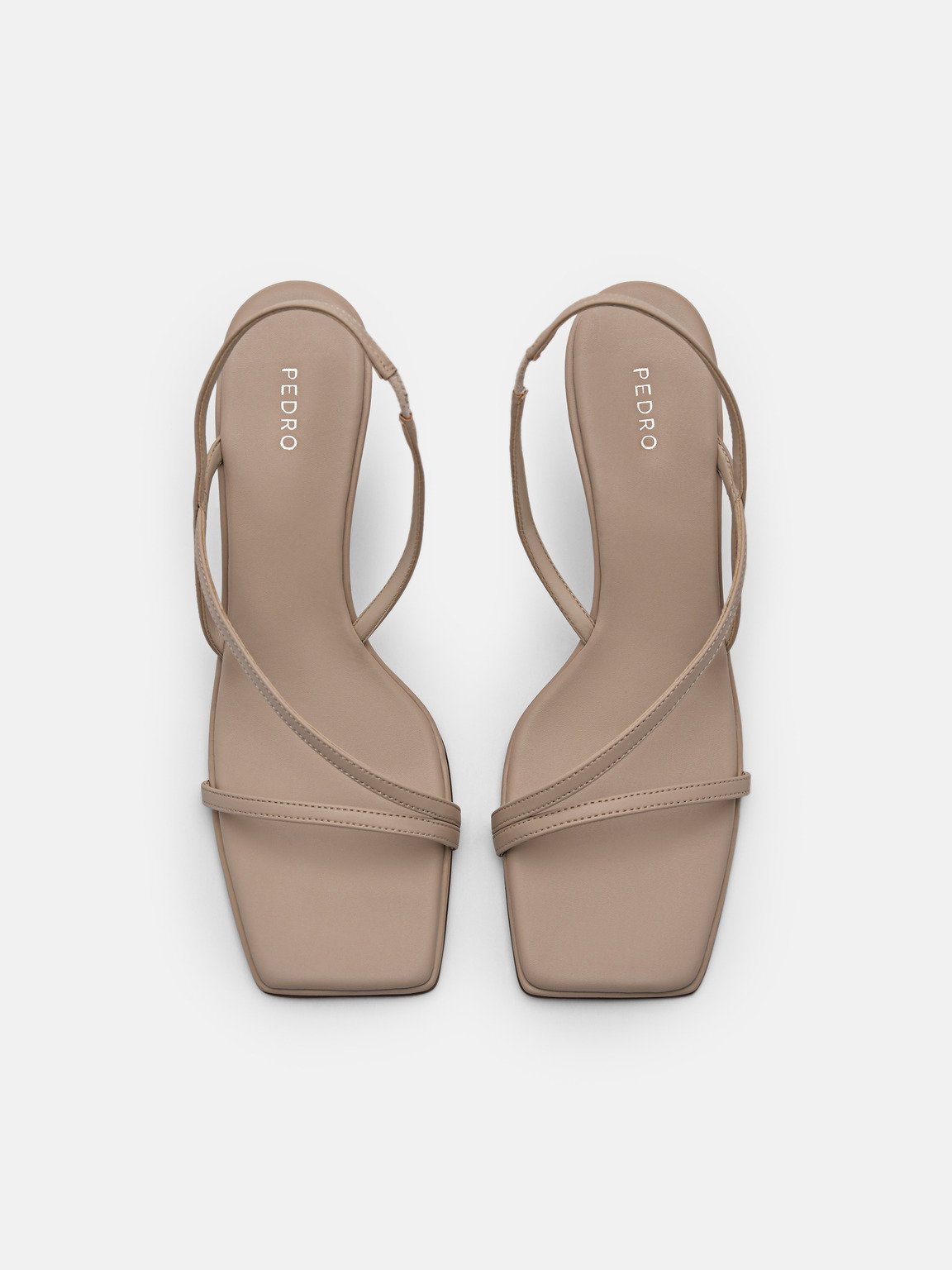 Oriana楔形涼鞋, 裸色