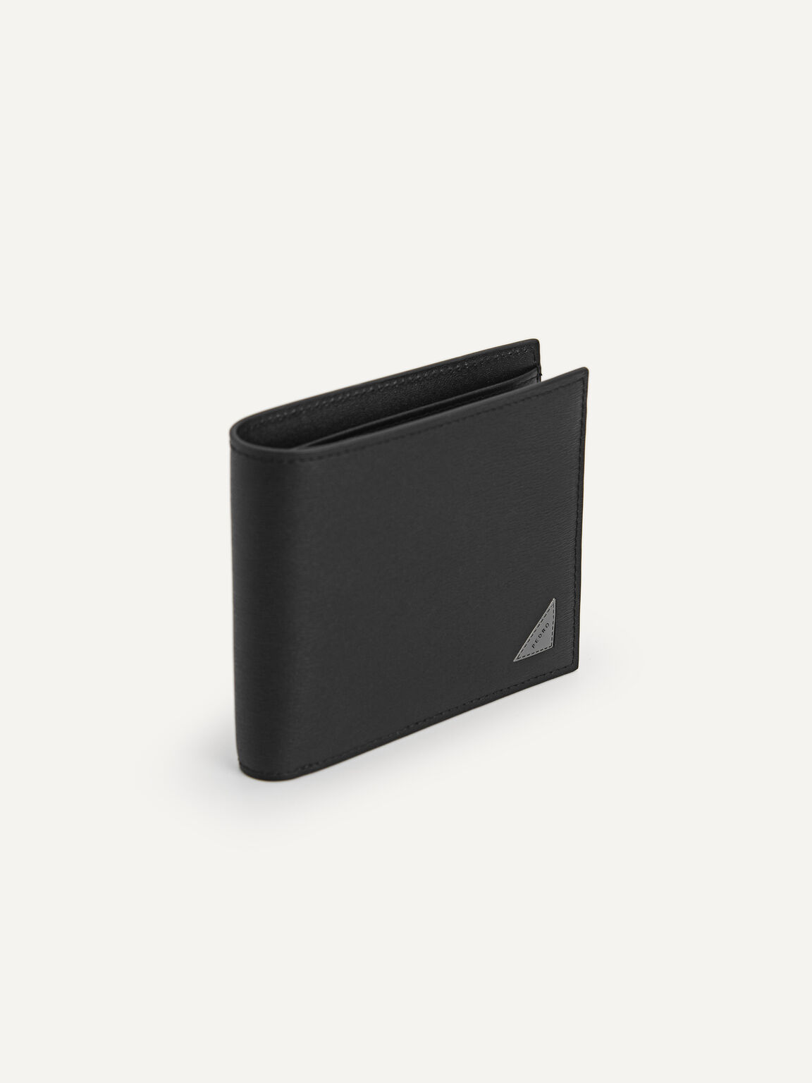 Leather Bi-Fold Wallet with Insert (RFID), Black