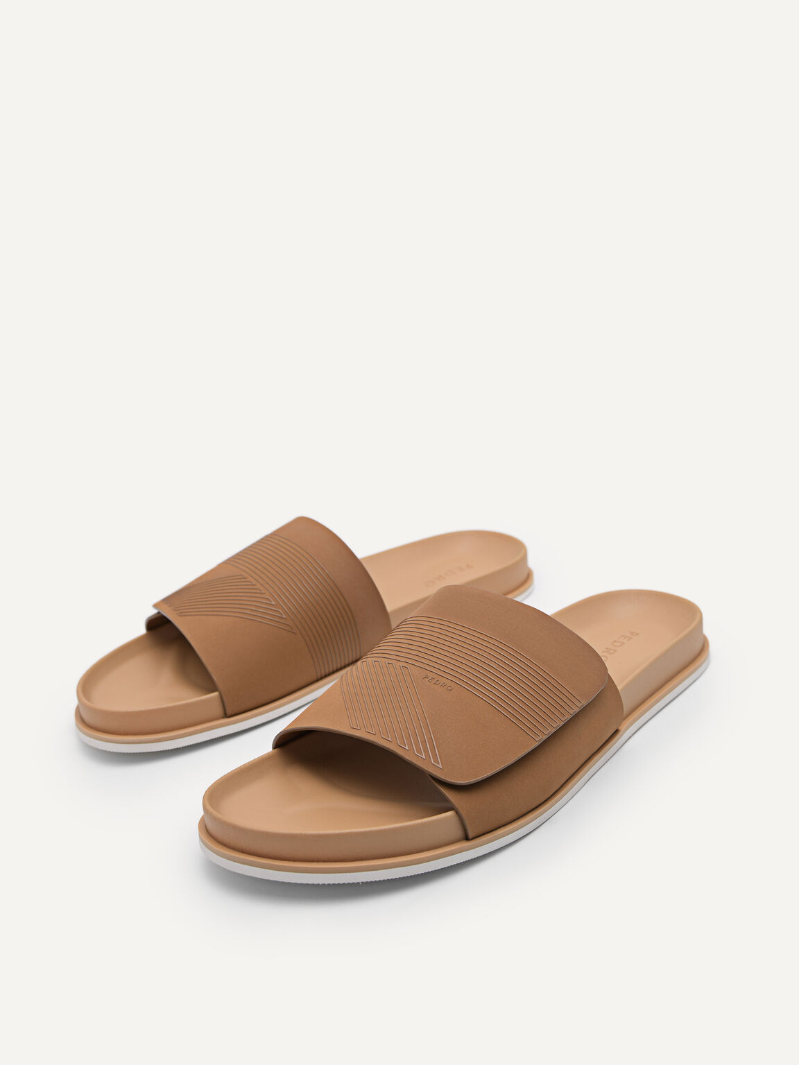 Slide Sandals, Camel