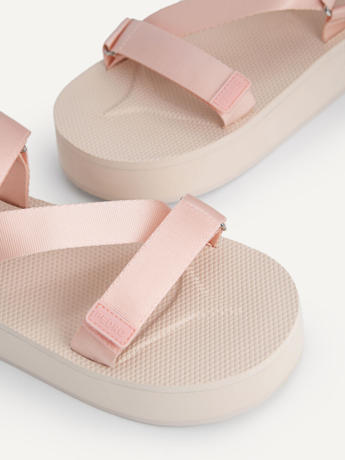 Flatform Sandals, Blush, hi-res