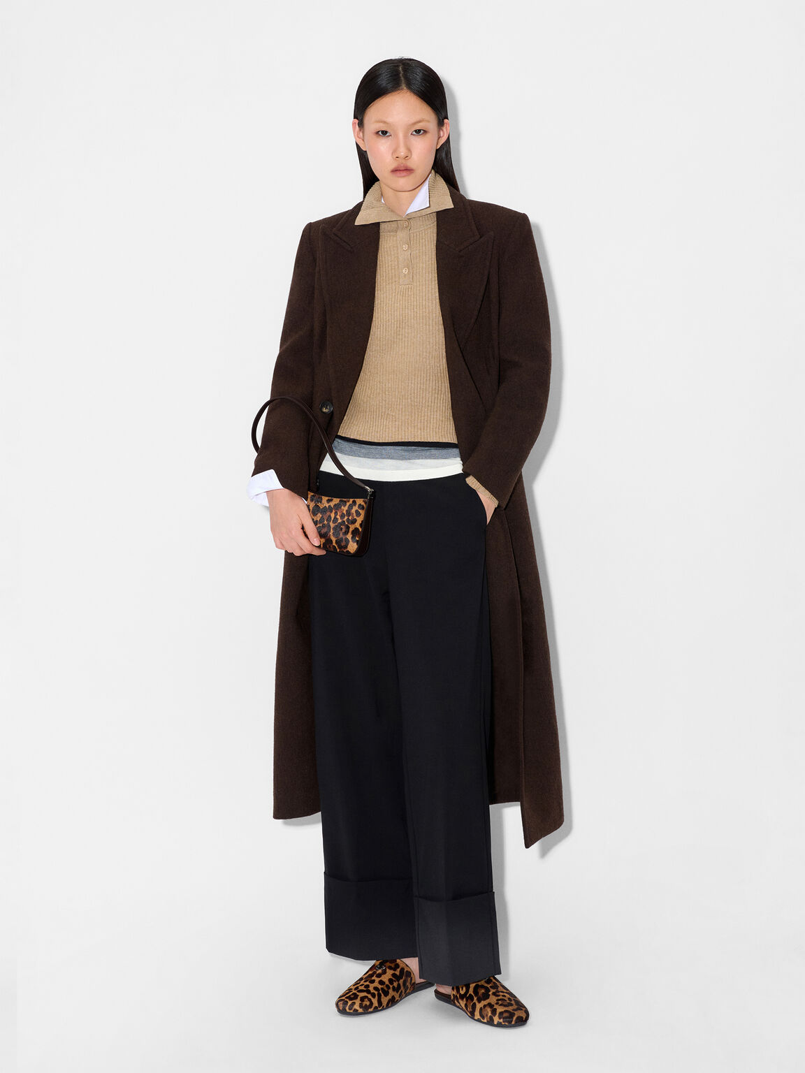 Jatte Calf Hair Pouch, Multi