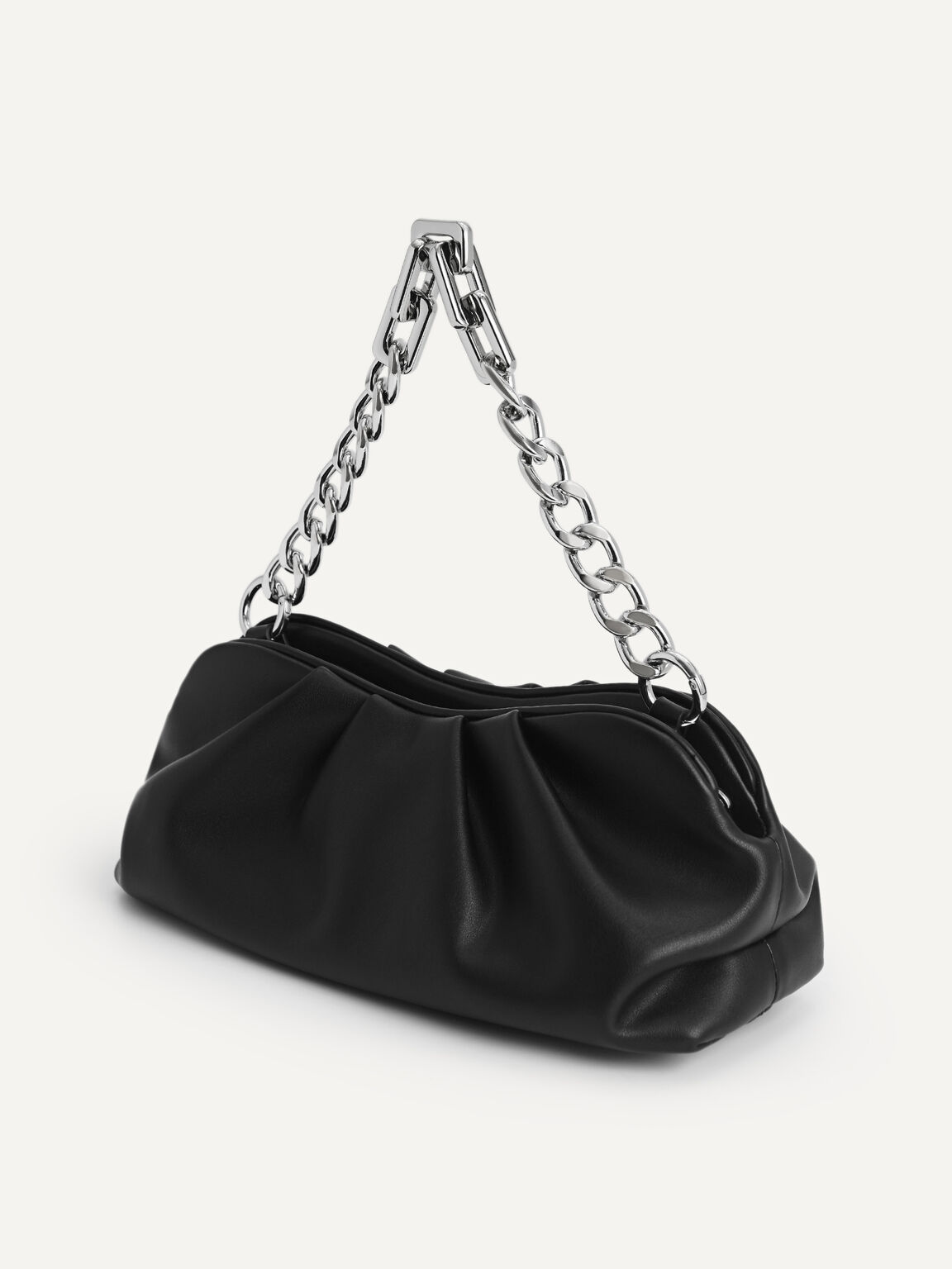 Chain Shoulder Bag, Black