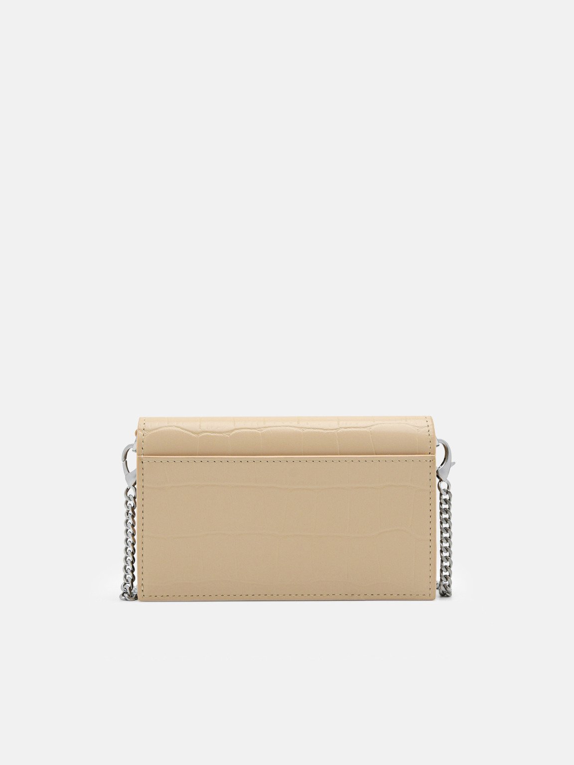 PEDRO Icon Leather Bi-Fold Wallet, Nude