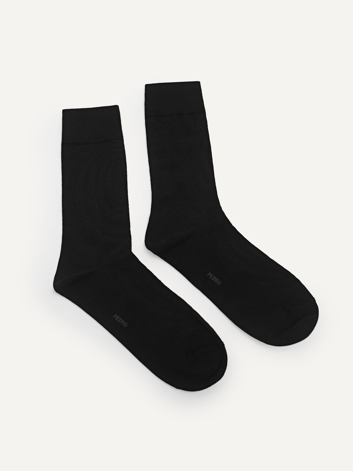 Men's Cotton Socks, Black