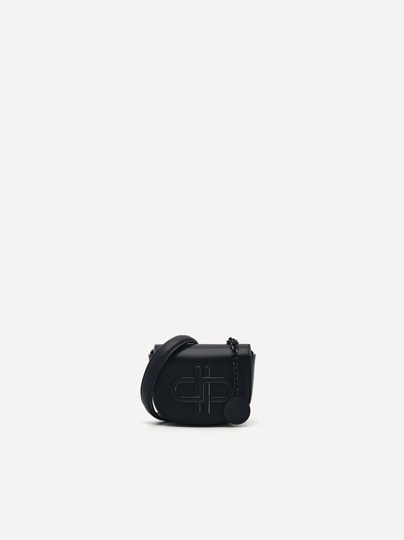 PEDRO Icon Leather Micro Sling Pouch, Black