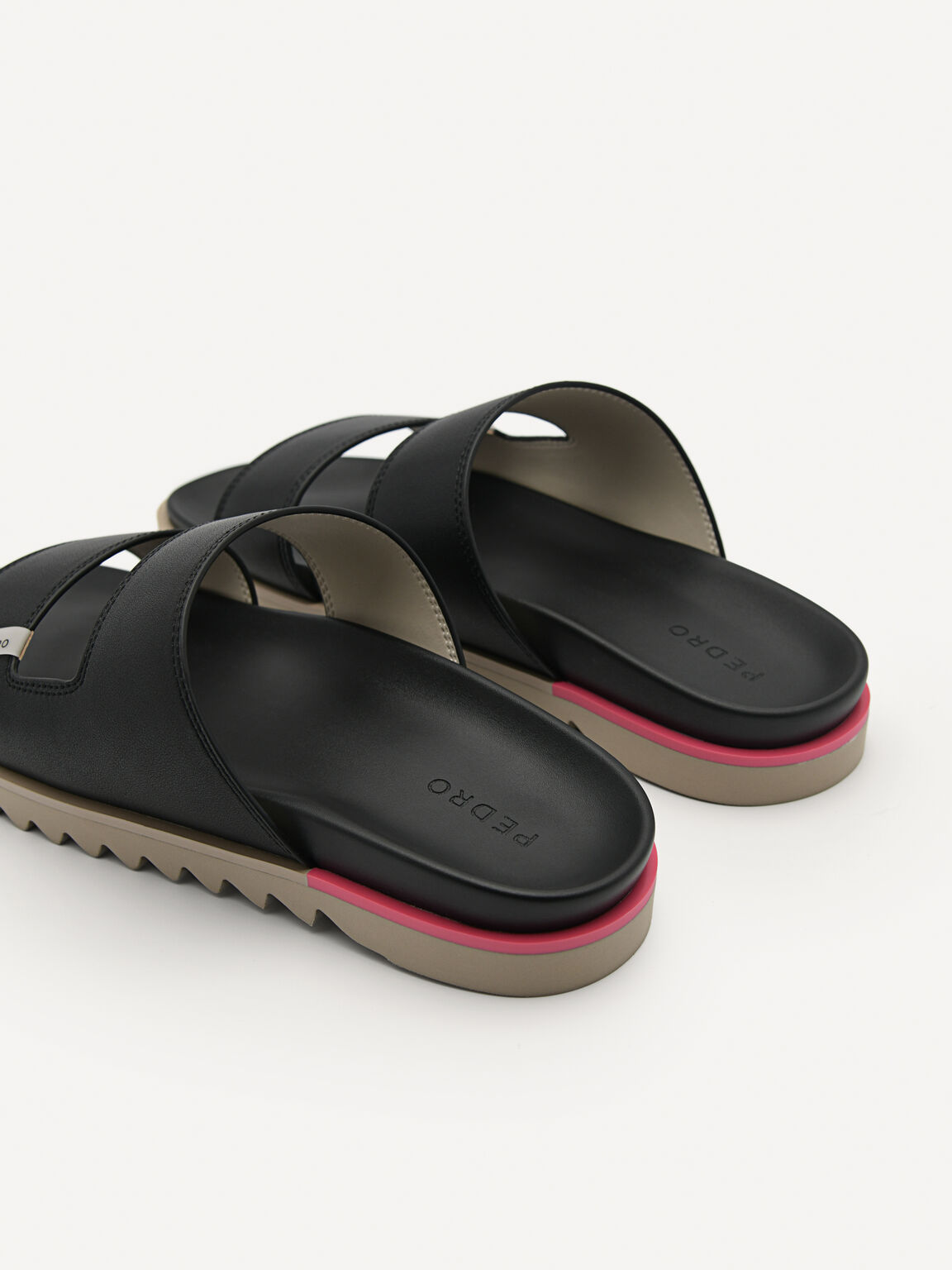 Owen Slide Sandals, Black