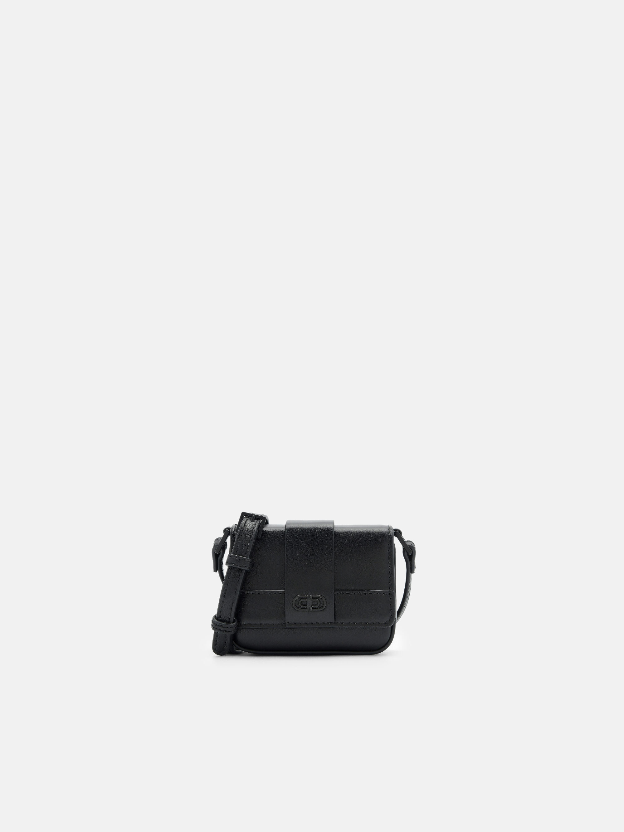 PEDRO Icon Leather Sling Pouch - Black