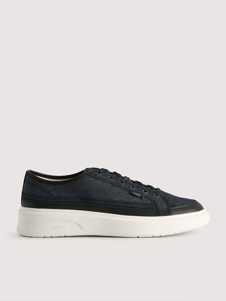 Sustainable Court Sneakers, Navy