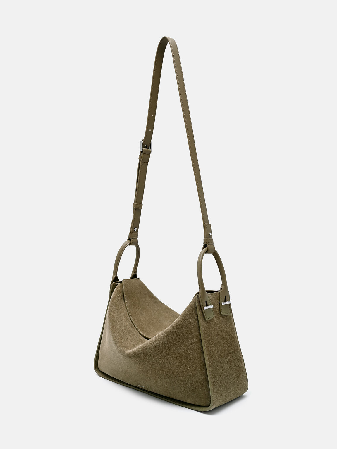 Suede Demi Maxi, Olive Suede