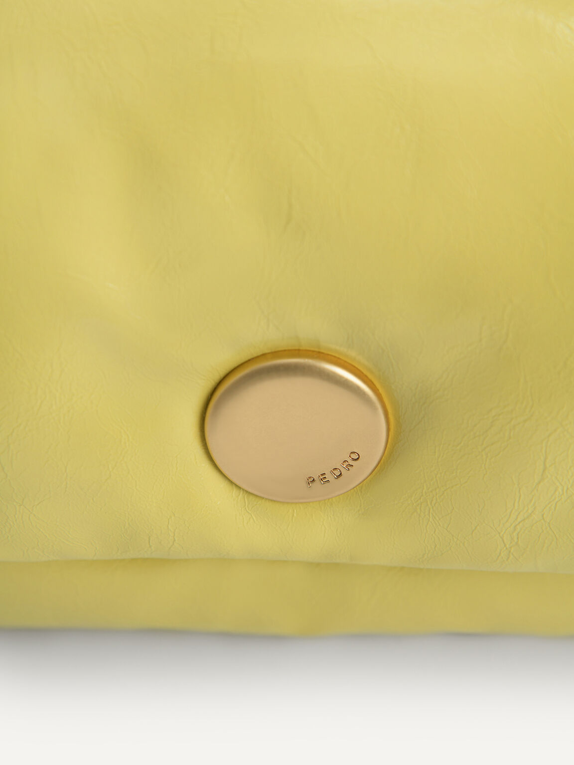 Padded Shoulder Bag, Yellow