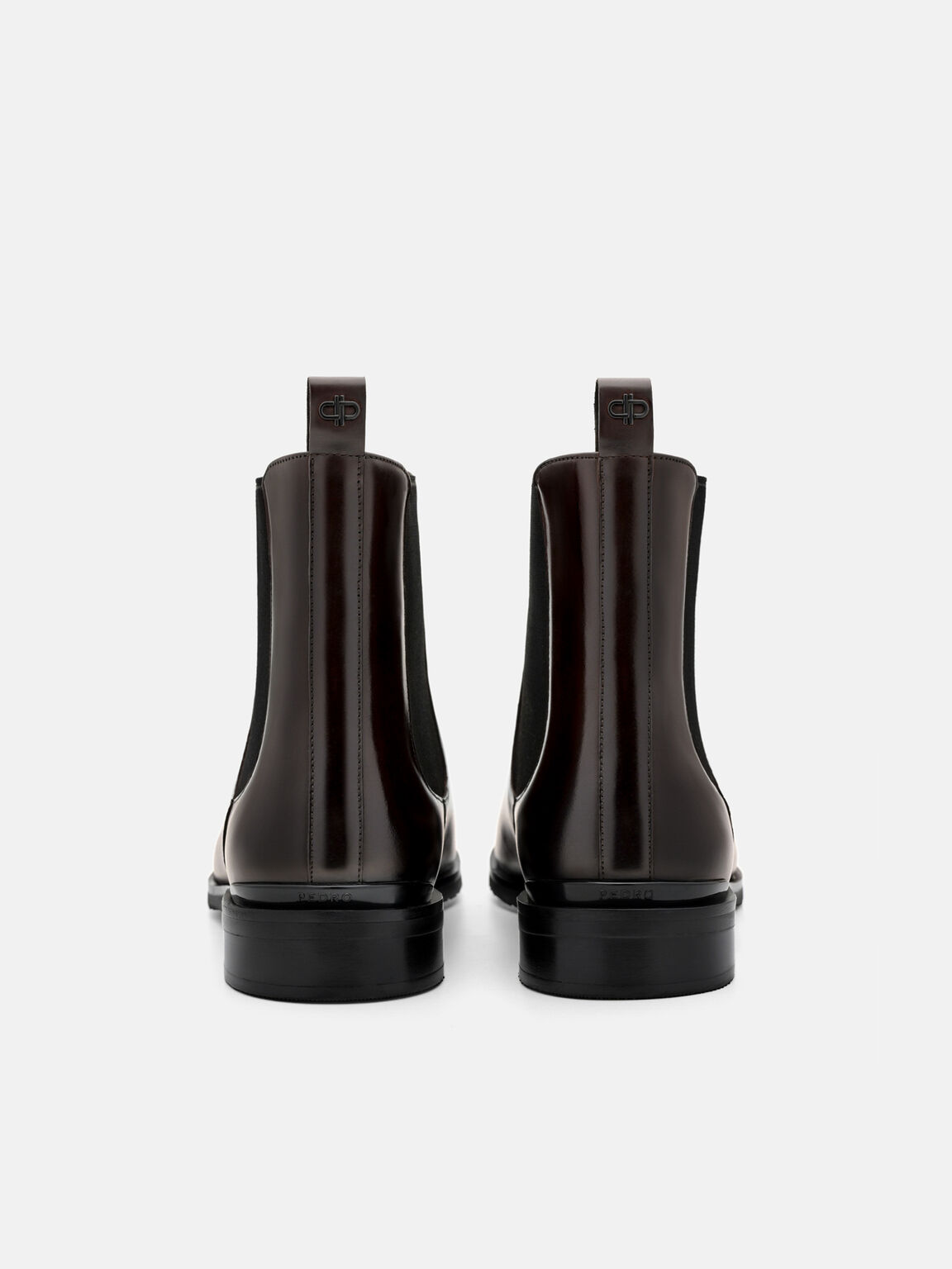 Chace Leather Chelsea Boots, Dark Brown