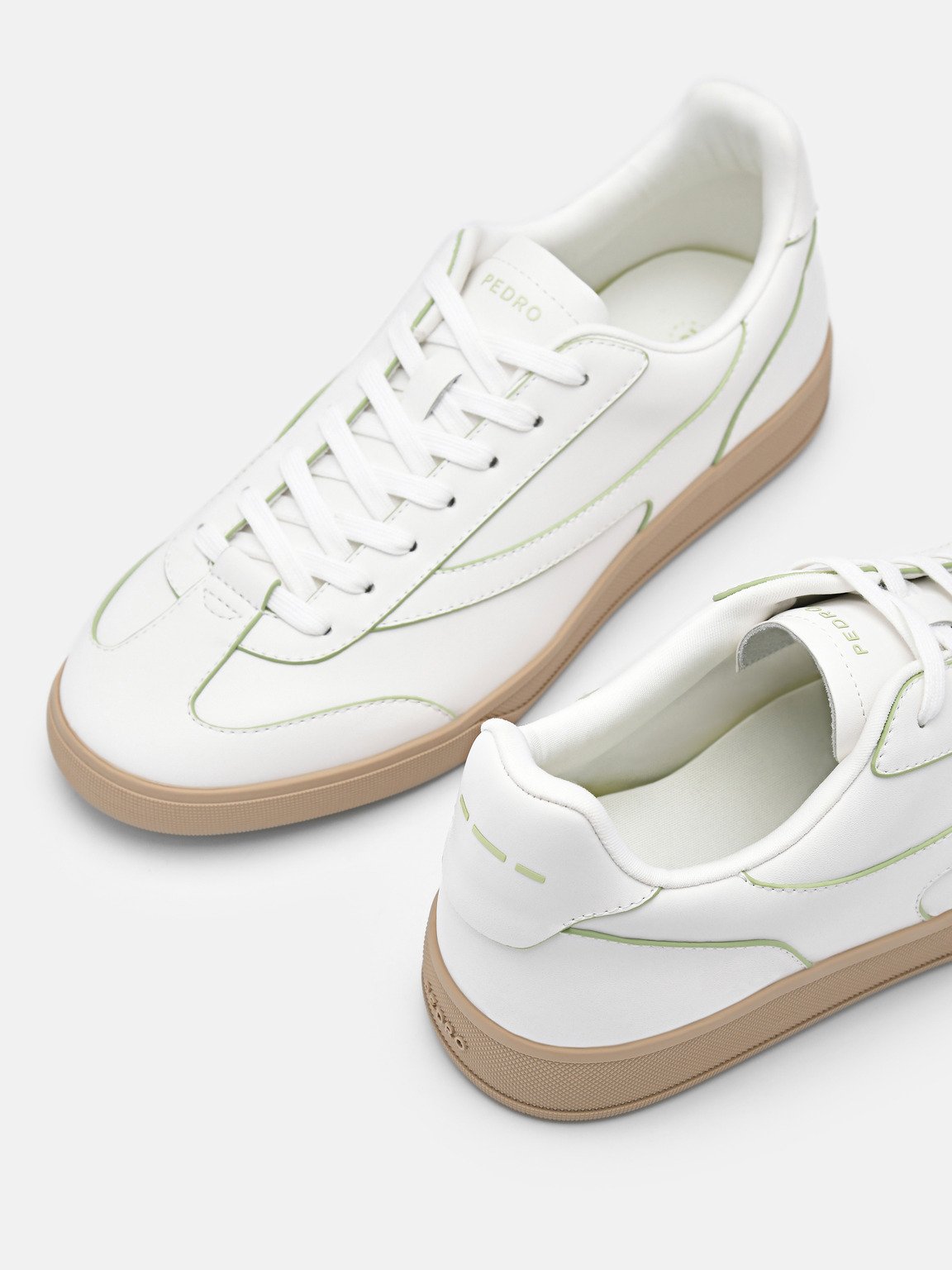 rePEDRO Recycled Leather Sneakers, White