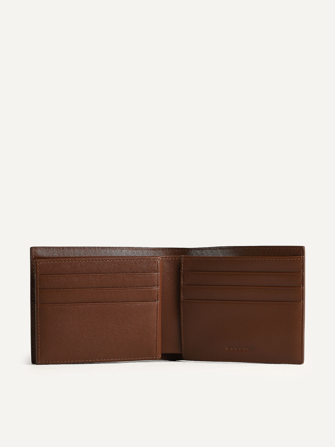 Leather Bi-Fold with Flip, Cognac