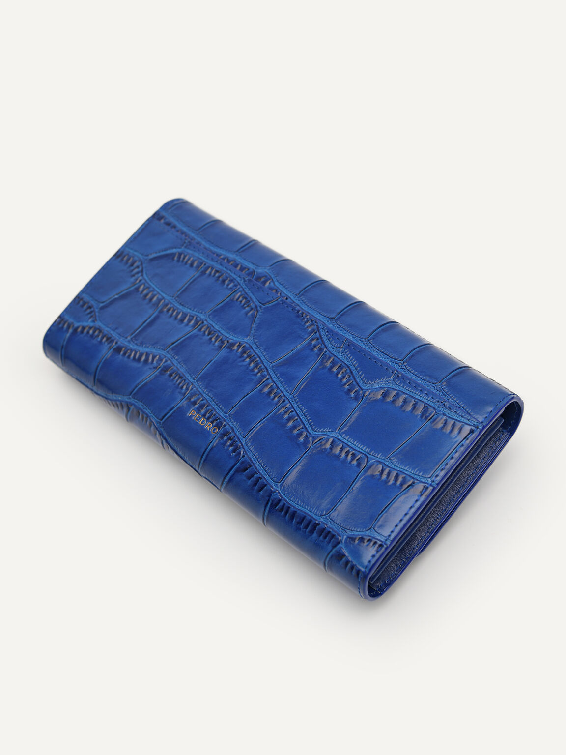 PEDRO工作室雙折疊錢包, 海军蓝色