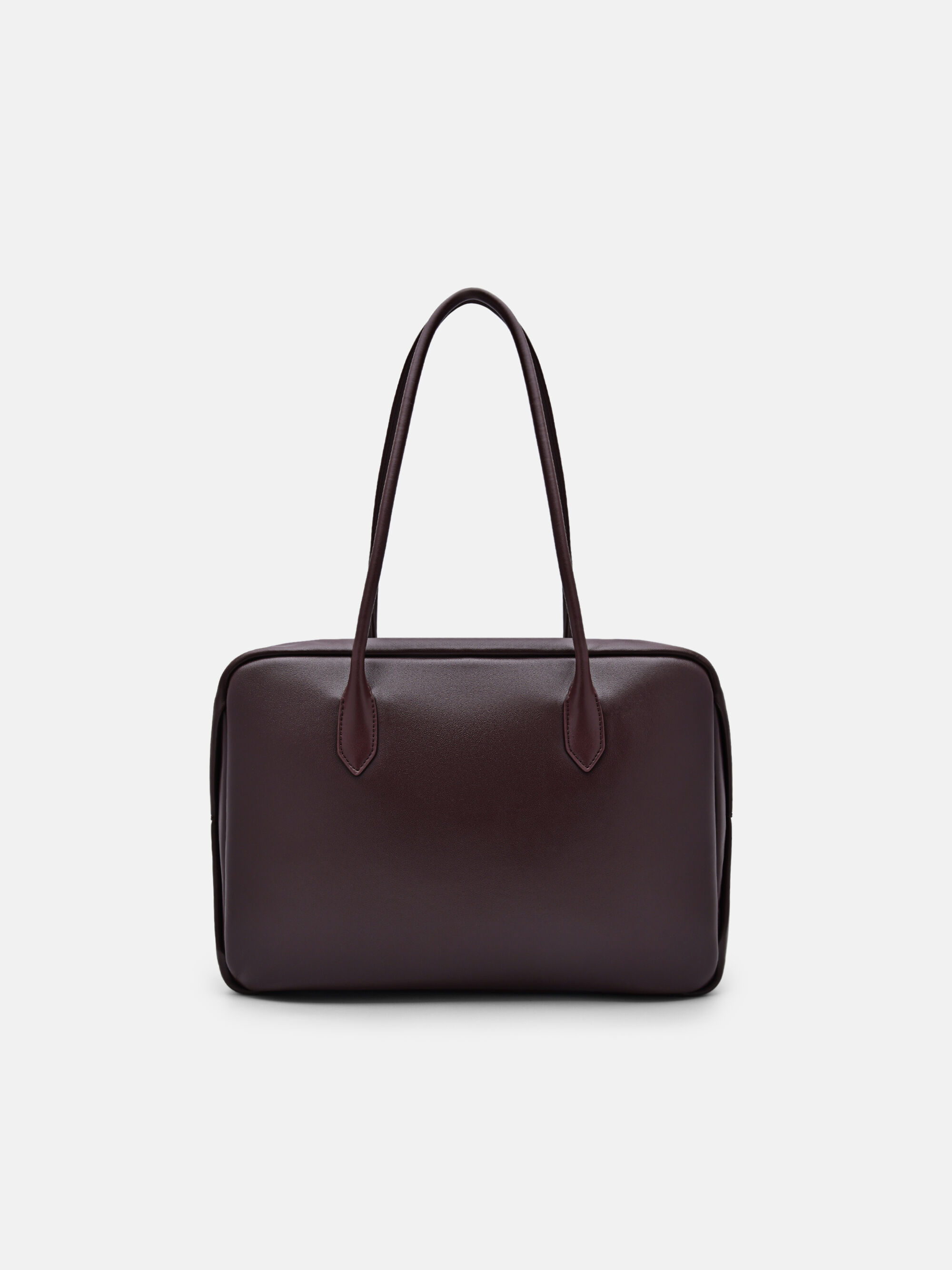 Burgnundy Caddie Leather Bowling Bag - PEDRO US