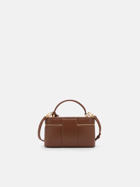 Ari Leather Shoulder Bag, Brown