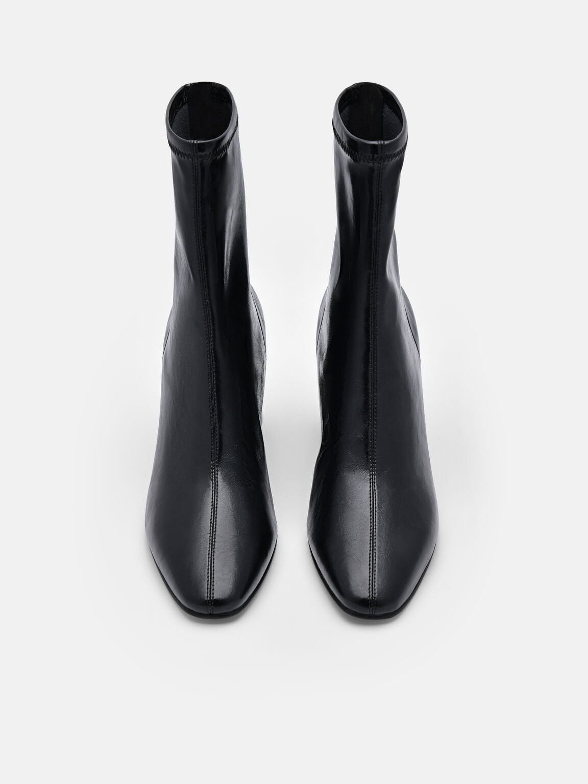 Alana Heel Boots, Black