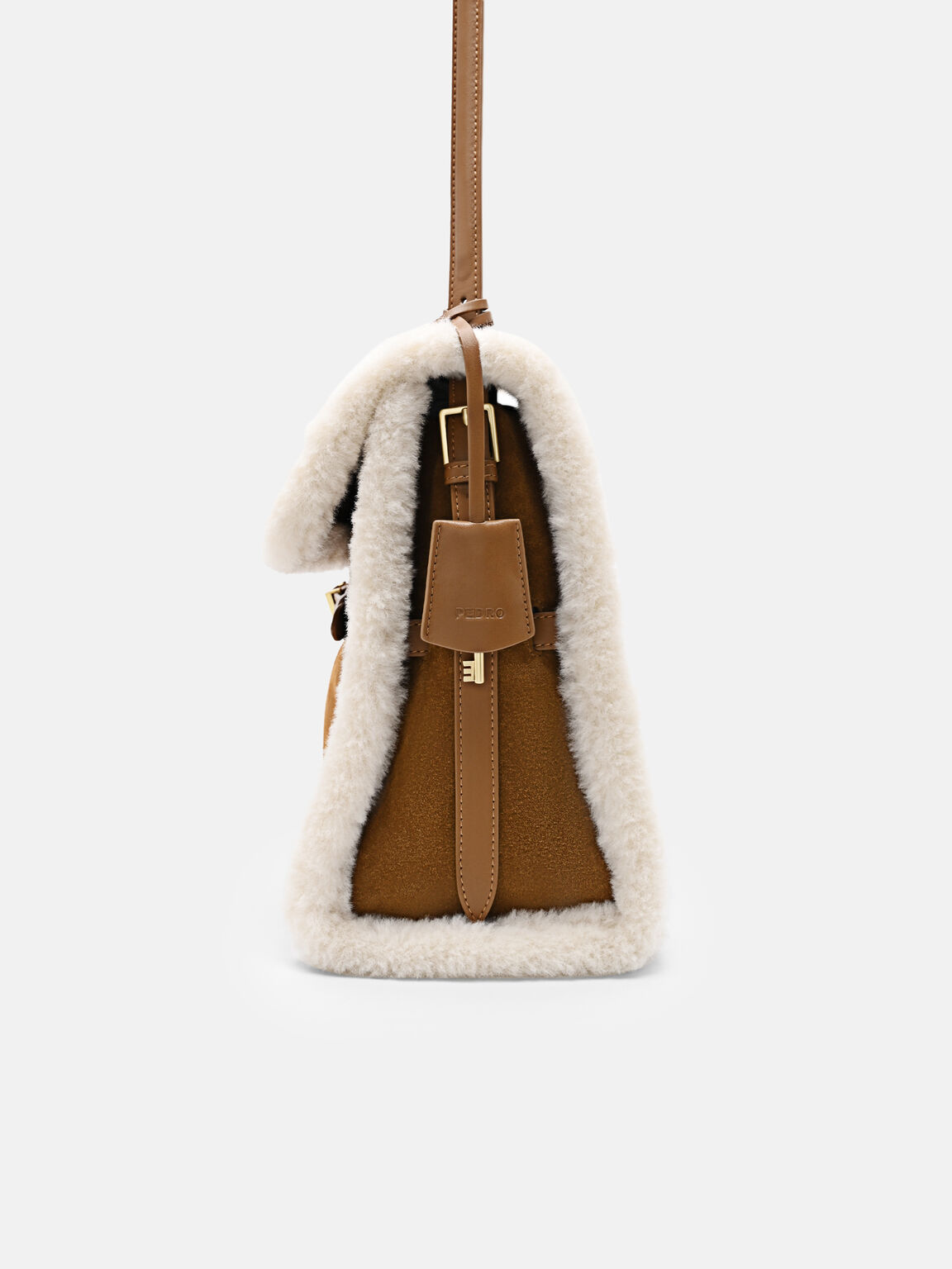 Large Shoulder Bag, Cognac