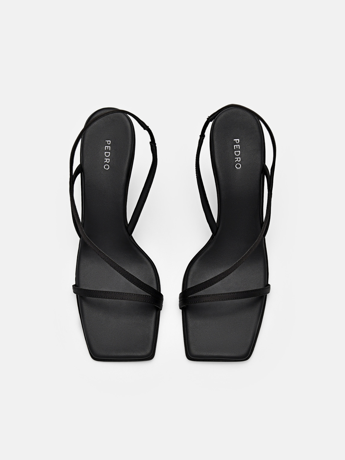Oriana楔形涼鞋, 黑色