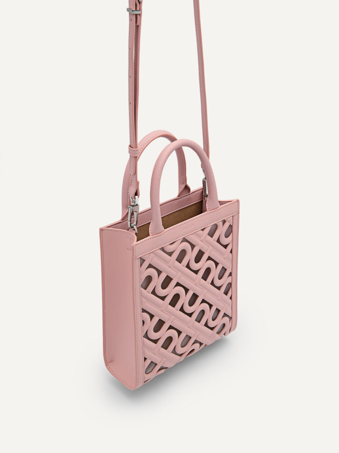 PEDRO Icon Leather Tote Bag, Pink