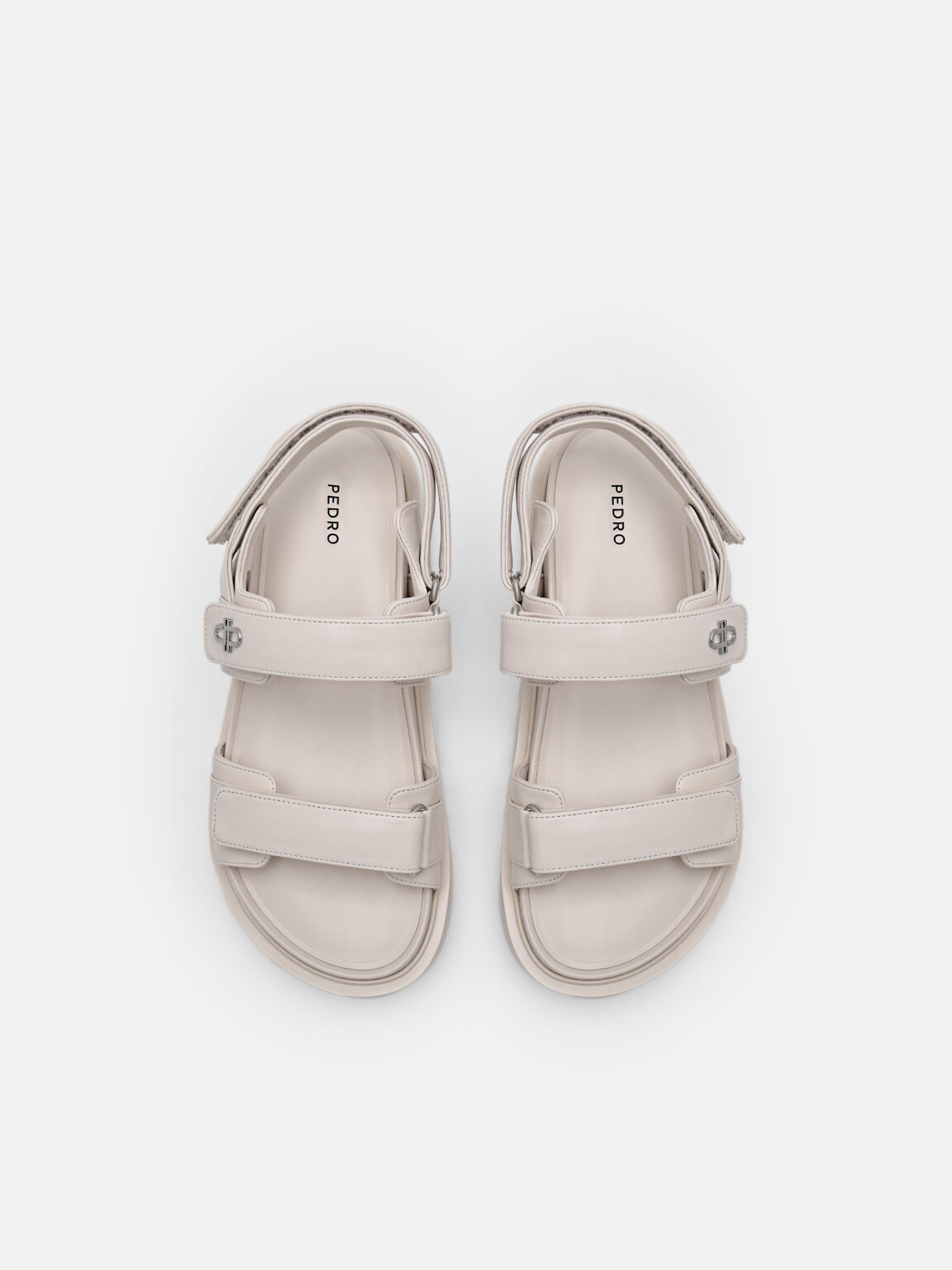Slingback Sandals, Chalk