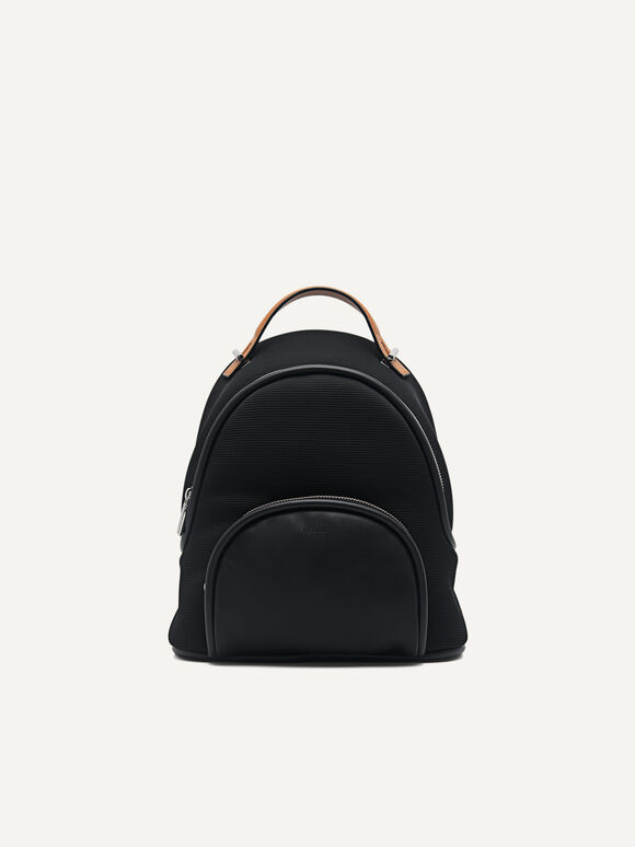 Morraine Tweed Backpack, Black