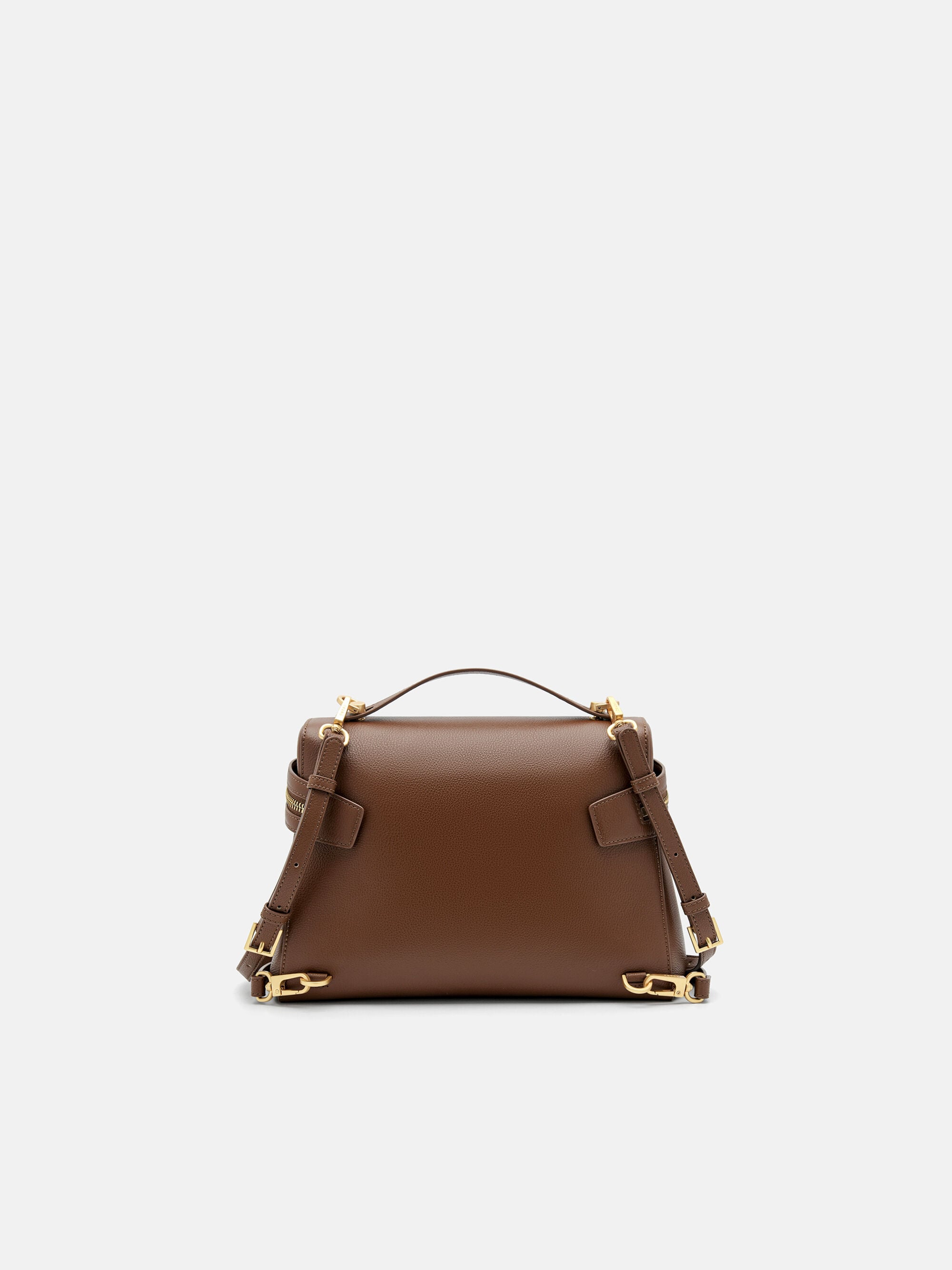 Brown Alyssa Leather Backpack - PEDRO US