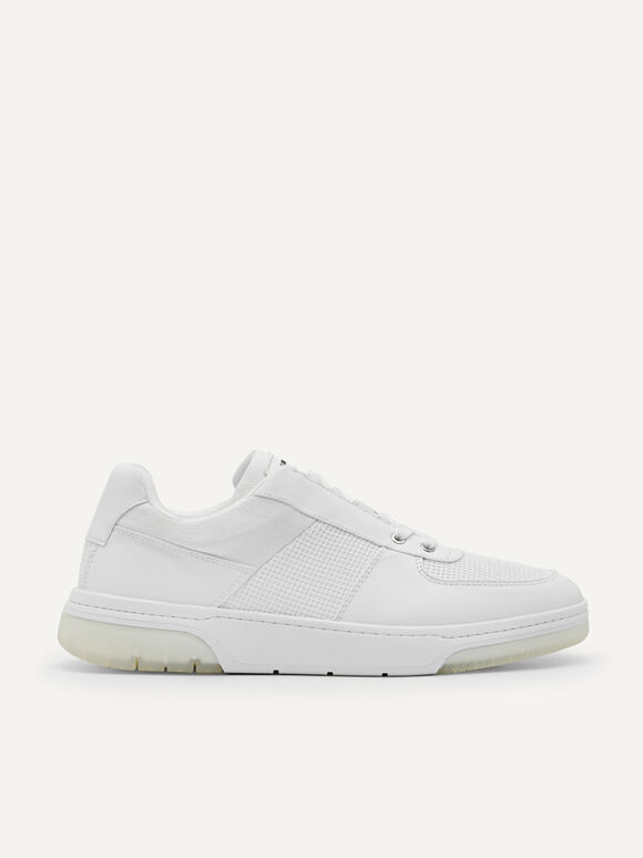 Low Top Canvas Sneakers, White