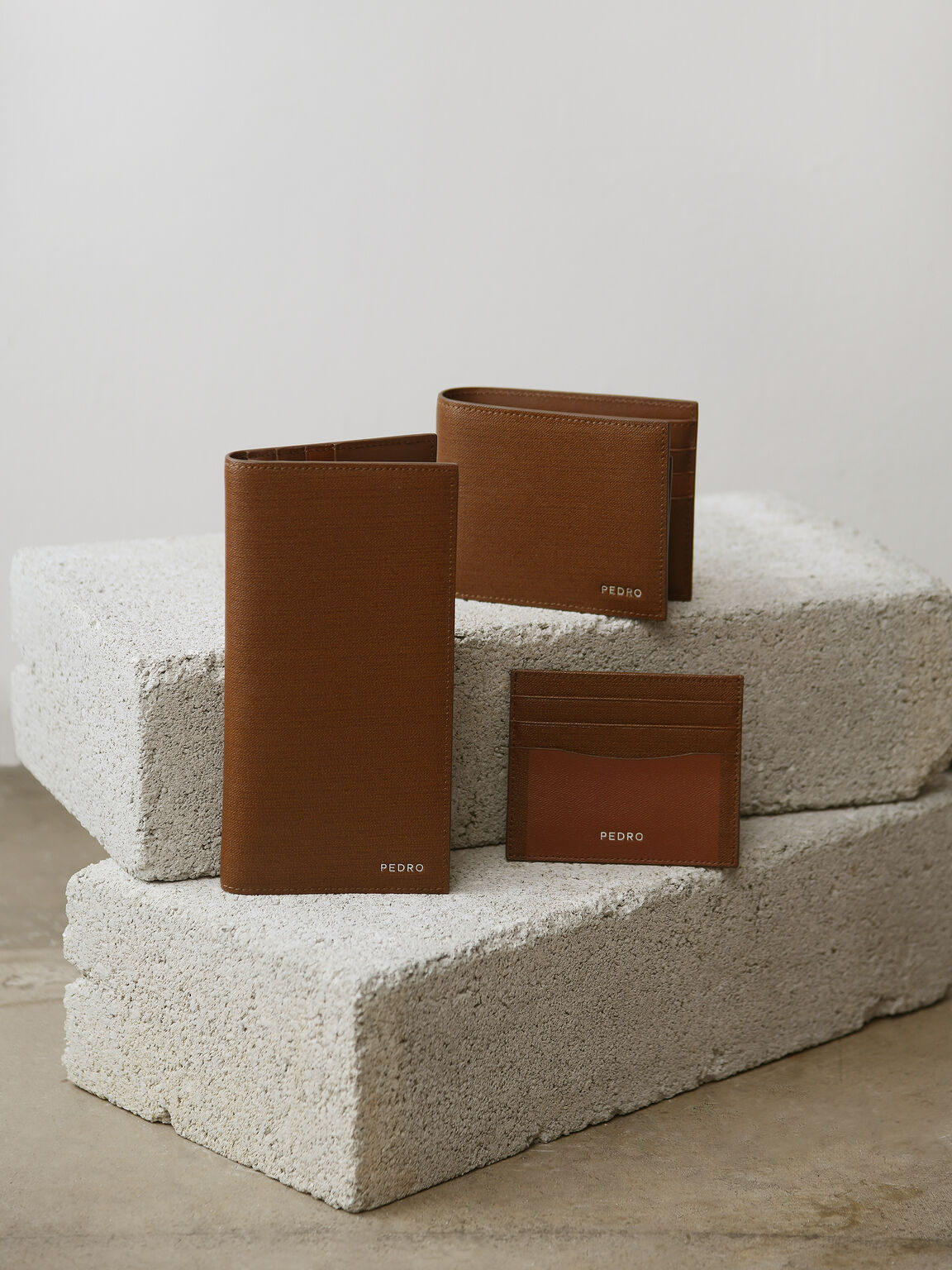 Full-Grain Long Leather Wallet, Dark Brown, hi-res