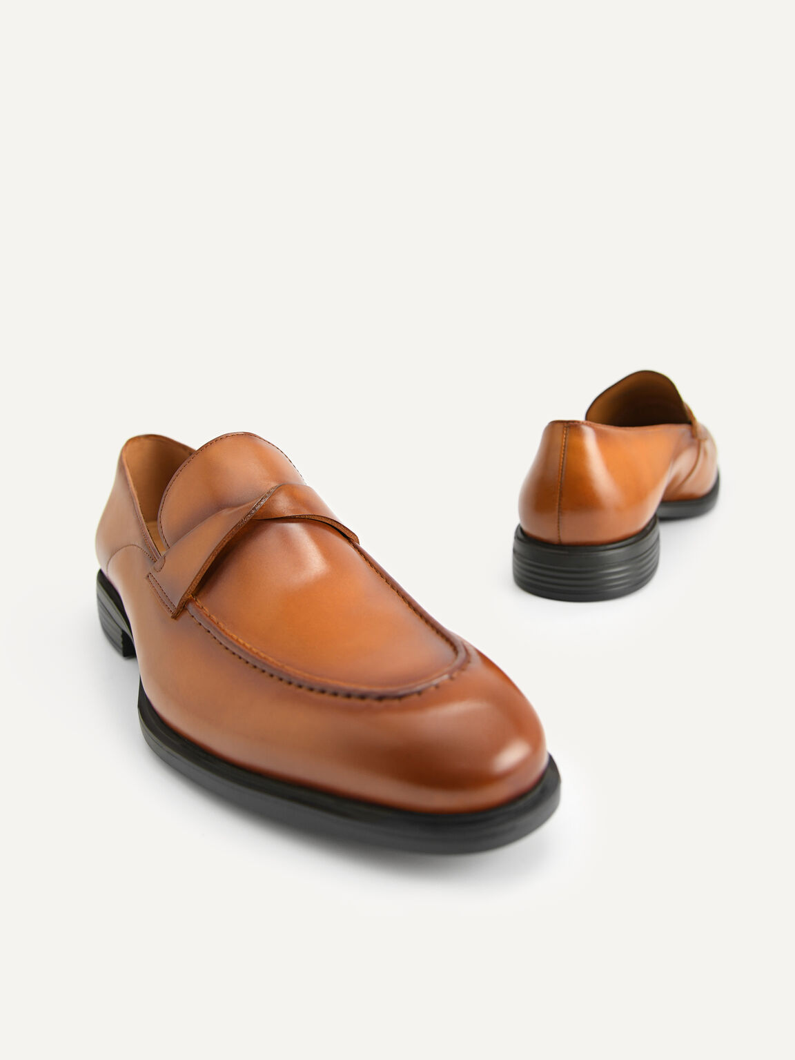 Altitude皮革樂福鞋, 浅棕褐色, hi-res
