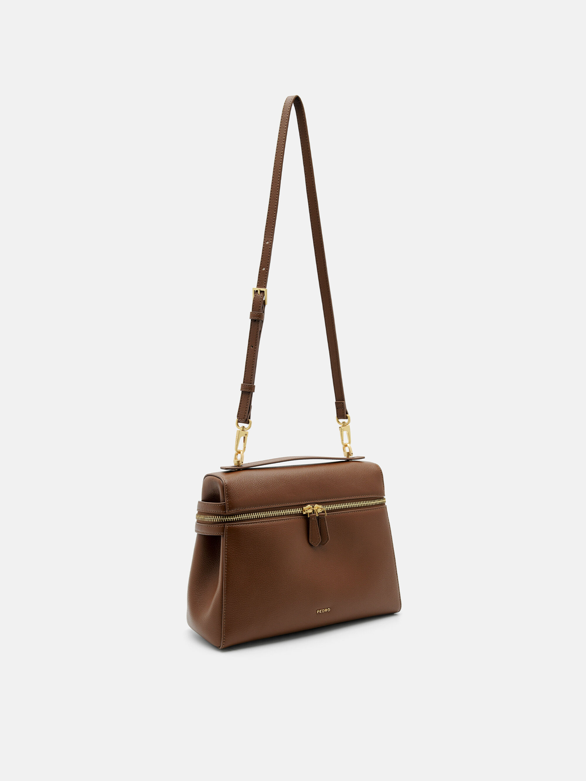 Brown Alyssa Leather Backpack - PEDRO US