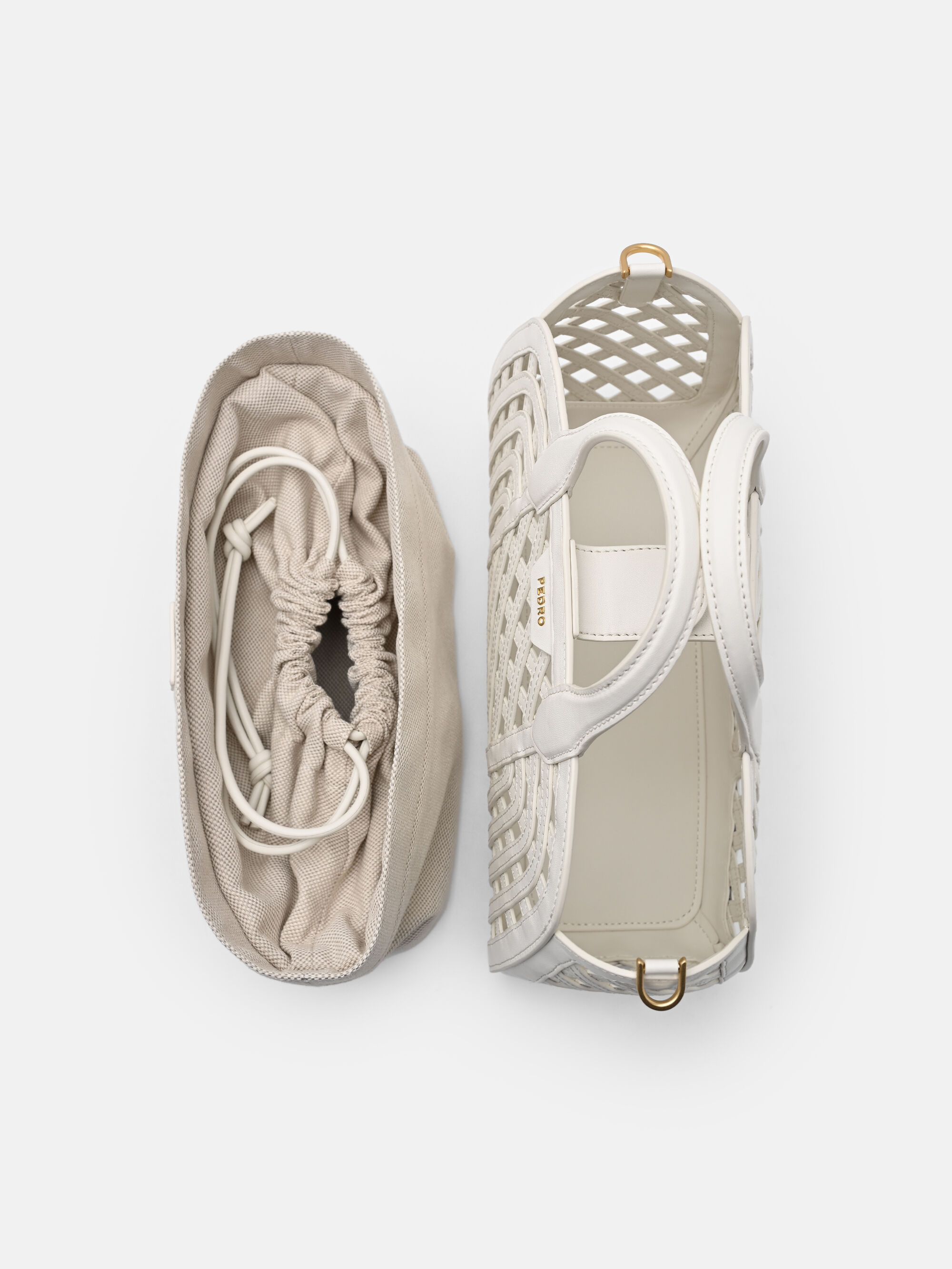 Chalk Orion Woven Tote Bag - PEDRO SG
