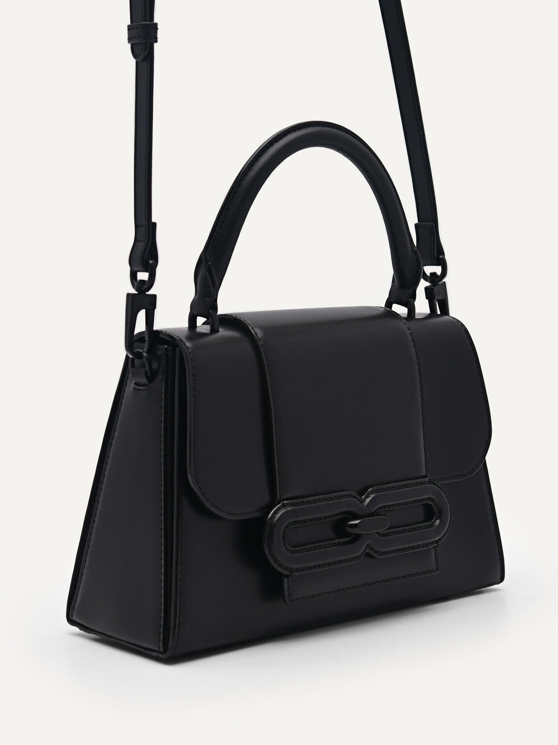 PEDRO Studio Kate Leather Handbag, Black