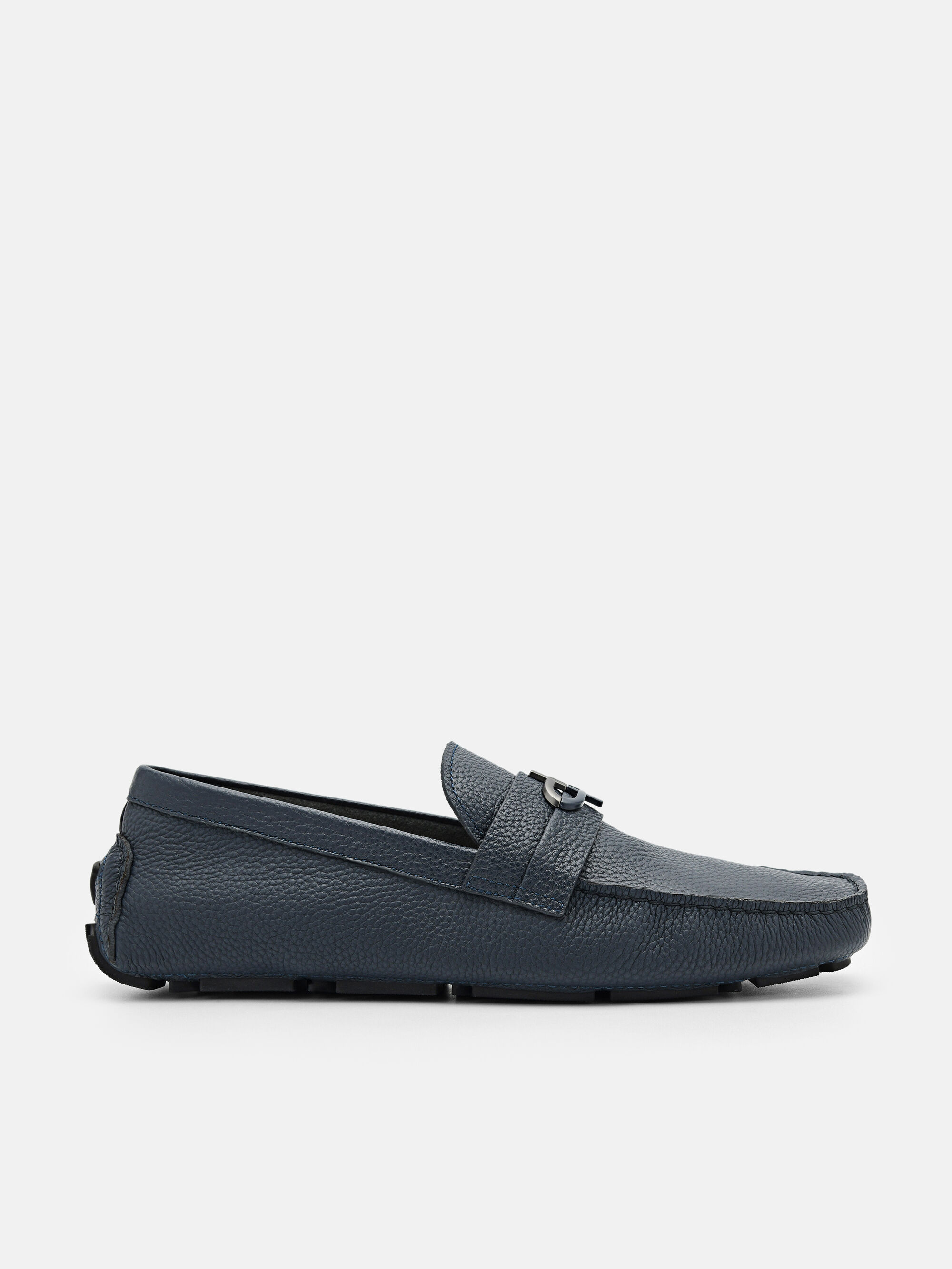 pedro Navy PEDRO Icon Leather Driving Shoes - PEDRO US