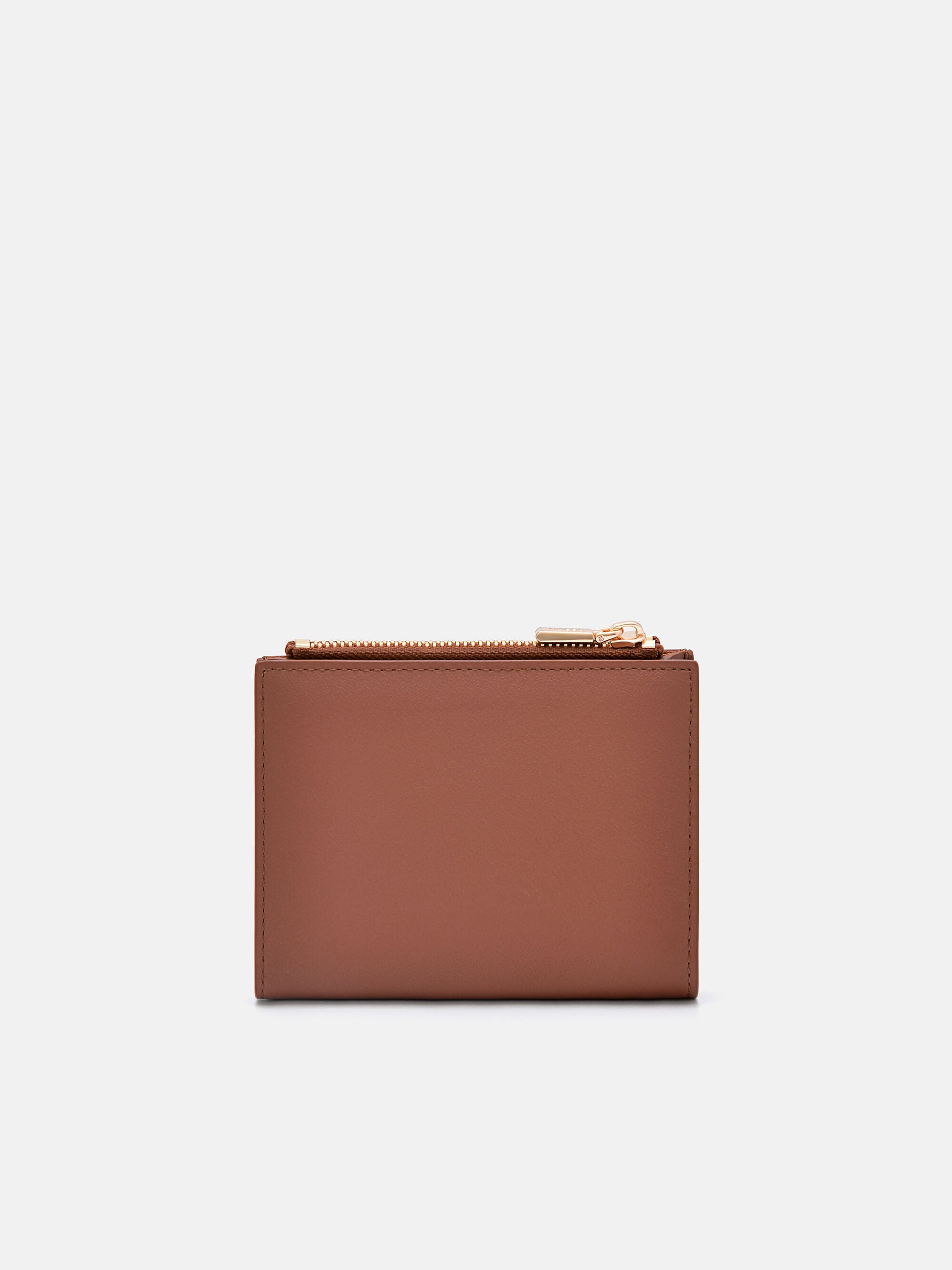Cognac Leather Bi-Fold Wallet - PEDRO SG