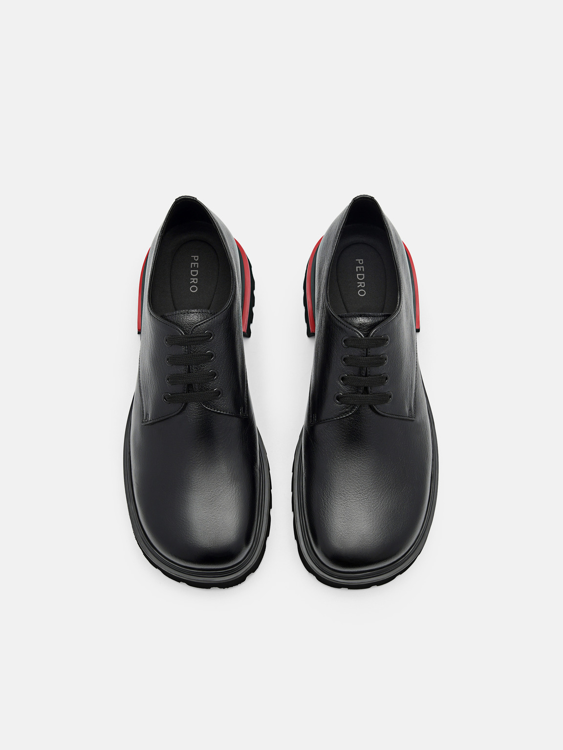 Cooper Leather Derby Shoes, Black2