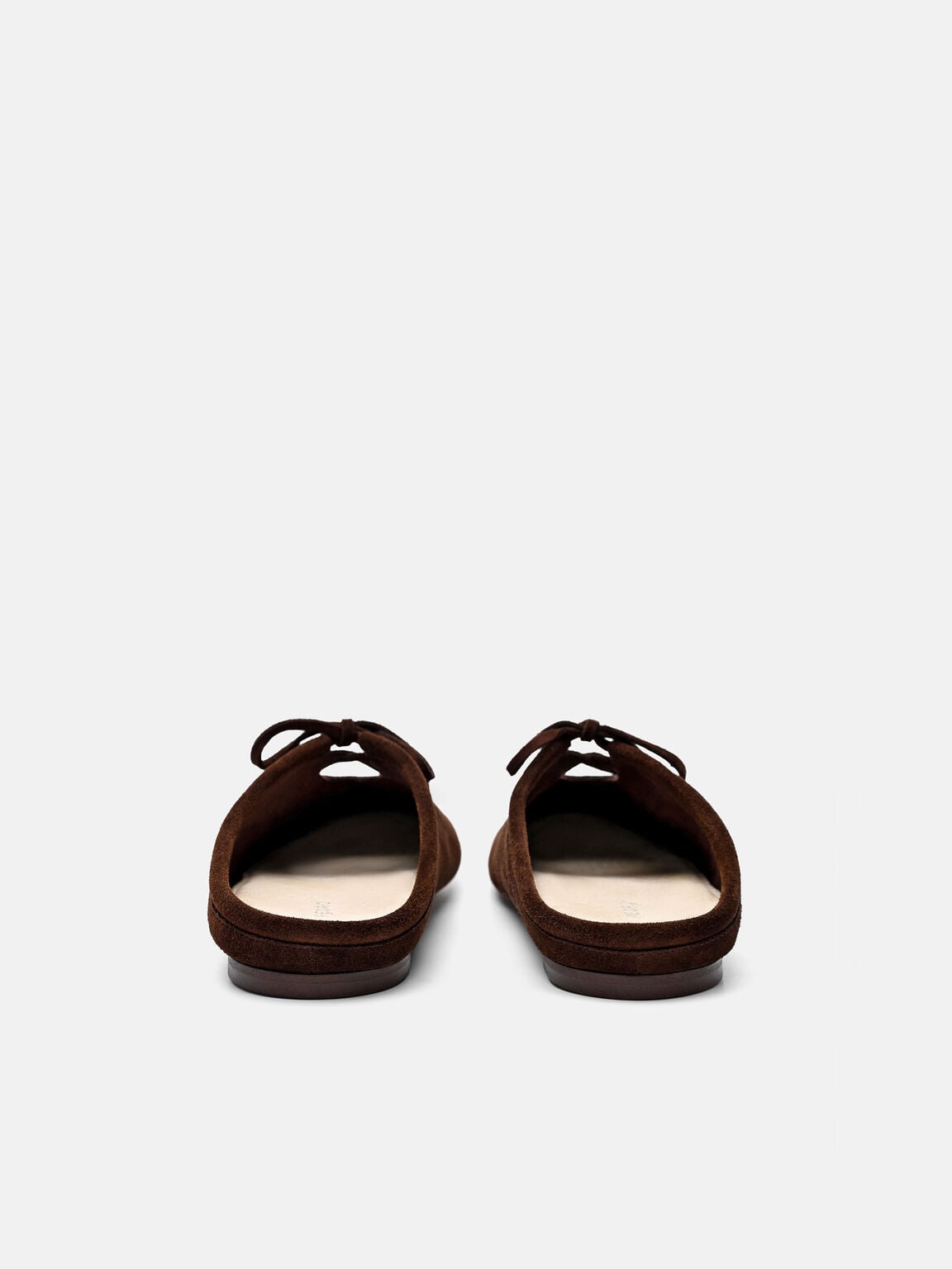Elise Suede Mules, Dark Brown Suede